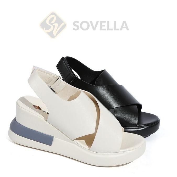 Sovella Viola Sandal Wedges Hak Tinggi Wanita Original