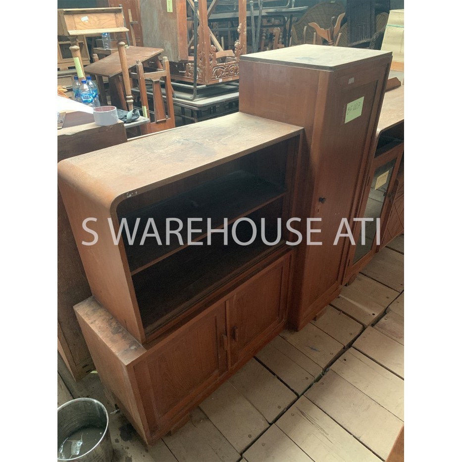 BF007 BUFET RAK / BUFET KAYU JATI ASLI