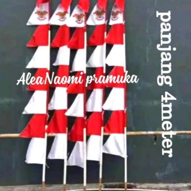 TERMURAH Bendera umbul umbul merah putih Garuda ukuran normal DISKOM