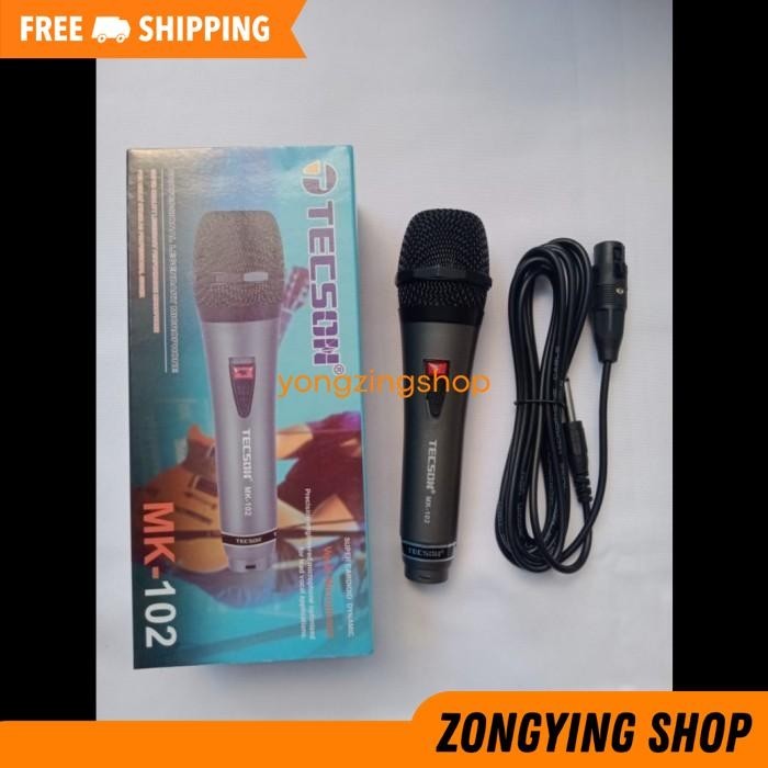 MICROPHONE KABEL TECSON MK102 - MIC MIKROFON MIKROPON MIK MIKROFON ZONGYING SHOP PRODUK TERBAIK