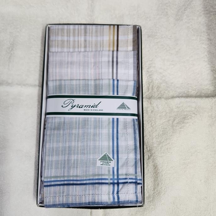 6 Pc Saputangan Pria Merk Pyramid