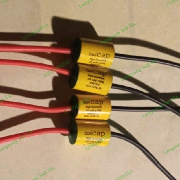 0.01Uf 600V Auricap Metalized Polypropylene Capacitor Mkp 10Nf 0,01Uf Ori