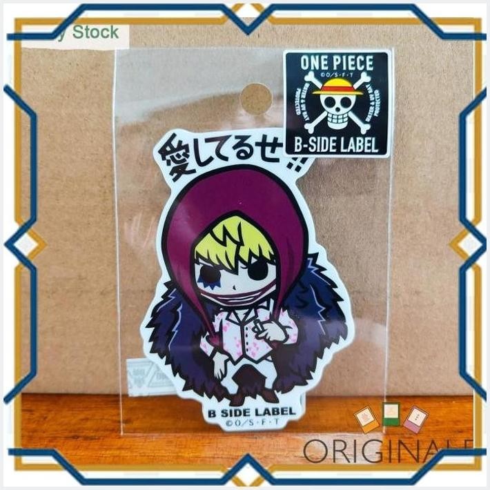 

[OES] B-SIDE LABEL ONE PIECE STICKER DONQUIXOTE ROSINANTE / CORAZON OFFICIAL MERCHANDISE
