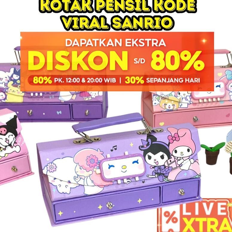 

BISA COD BOS Kotak Pensil Karton+Kode Kunci/Tempat Pensil/Pencil Case Code/Pin TW39