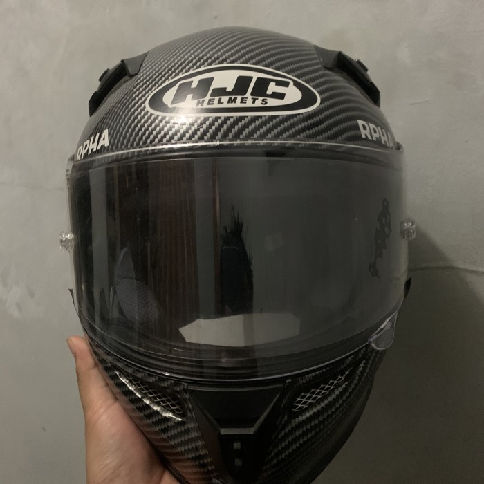 HELM FULL FACE NHK HJC HELMETS WARNA HITAM