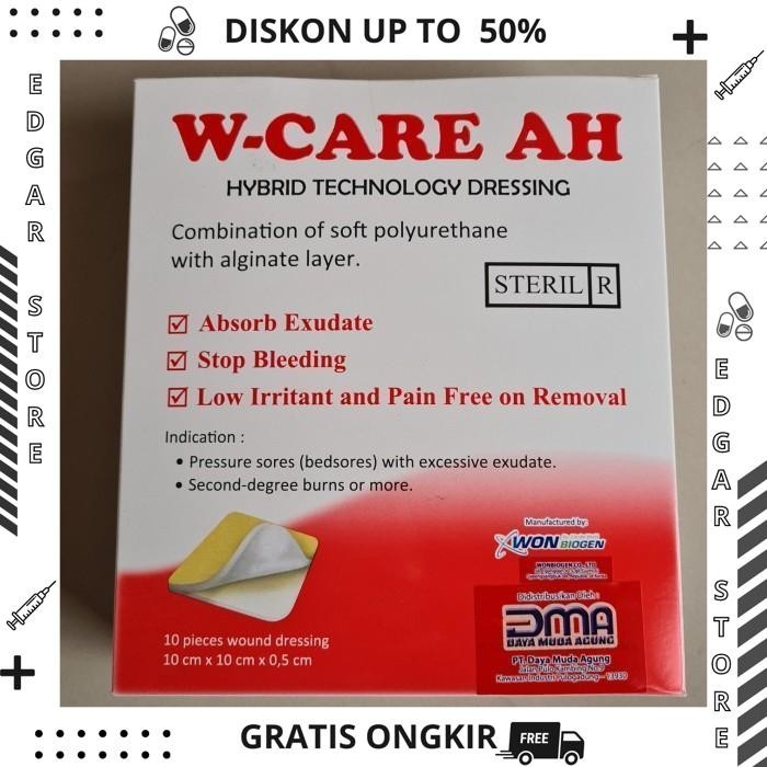 W CARE AH / W-CARE AH / WE CARE AH / PERBAN LUKA FOAM DRESSING BEST SELLER BY EDGAR STORE 