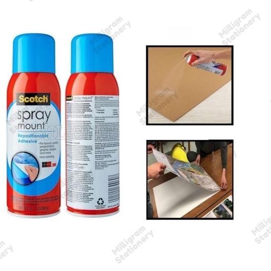 

Spray Mount Adhesive 3M Scotch/ Lem Kertas Semprot