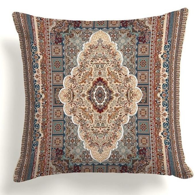 Terbaru Bantal Sofa Print Turkish Kilim Turkey Maroko Cover Cushion Pillow