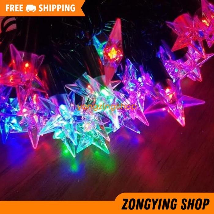 LED BINTANG KRISTAL 2 WARNA LAMPU HIAS CAFE TOKO WARKOP SHIGEN SG5161 ZONGYING SHOP BEST PRODUCT