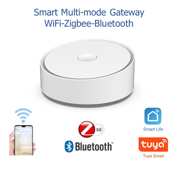 {SyaneShop} Tuya Smart Multimode Gateway Zigbee Wifi Bluetooh Mesh Wireless Hub - Standar Murah