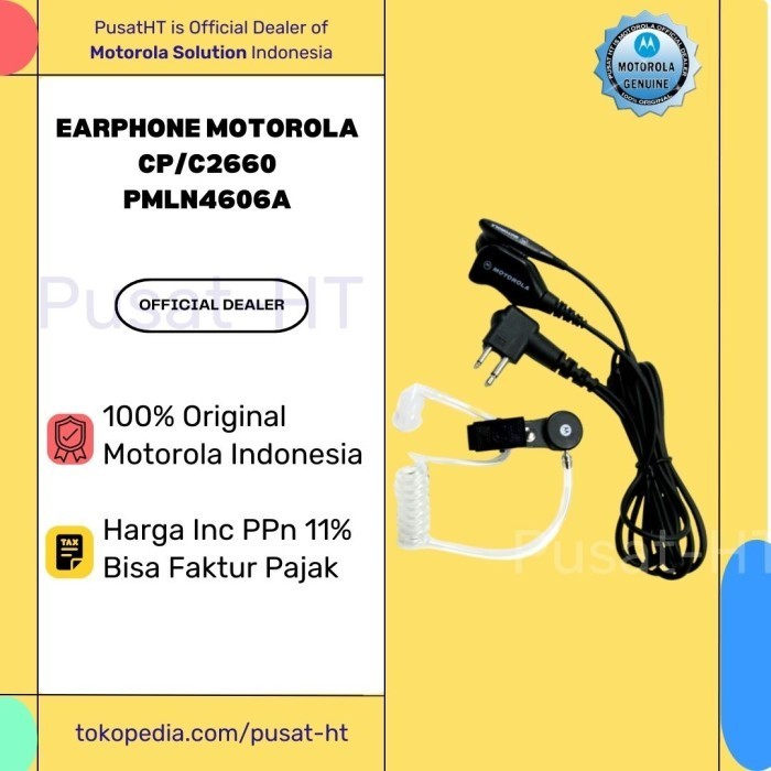{SyaneShop} HANDSFREE HT MOTOROLA CP1660 CP1300 ORIGINAL EARPHONE CP 1660 1300 Diskon