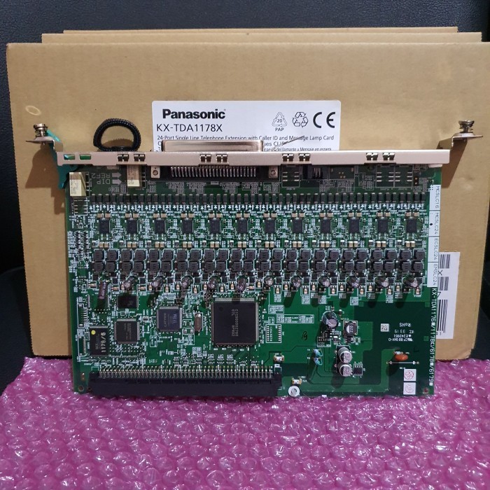 {SyaneShop} Panasonic Card Pabx TDA100 KX-TDA1178 24 Port Extension Single Line Diskon