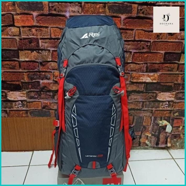 PERLENGKAPAN CAMPING Tas Carrier Rei Lamandu 80L Tas Gunung Rei Tas Punggung Rei
