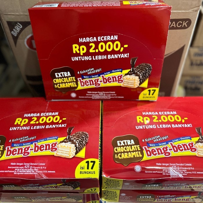 

TERBARU Beng beng Wafer Cokelat 1 Box isi 20