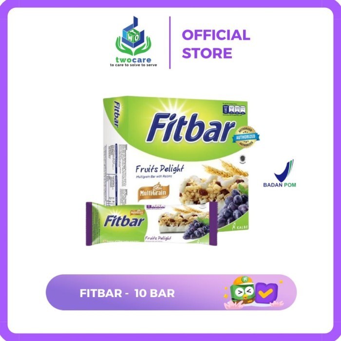 

SALE Fitbar Multigrain 2 Box Isi 10 Pcs Snack Cemilan Sehat All Varian