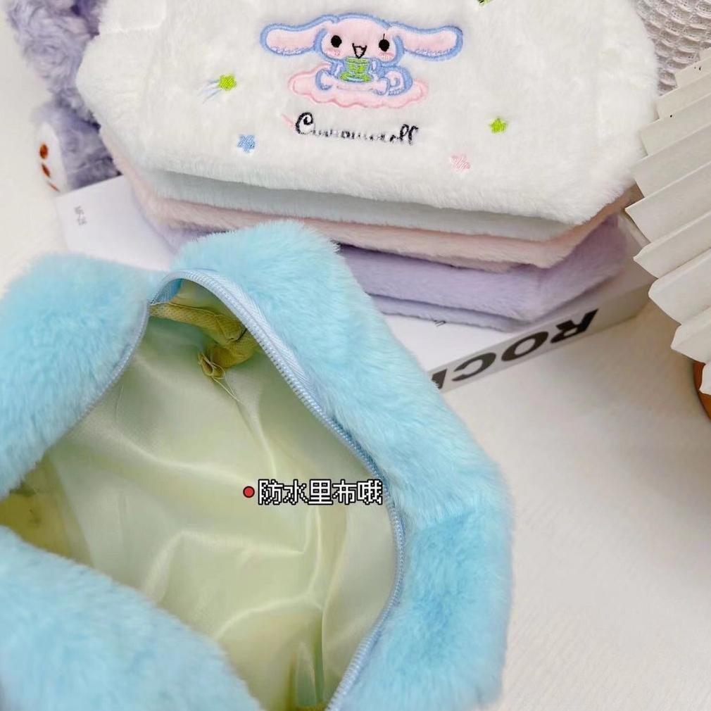 

Flase Sale [Miloli] Kotak Pensil Cartoon Furry Words Mel0Di Kur0Mi Sanrio Large Capacity Tempat Pensil Resleting Stationery - F0243 Ss-64