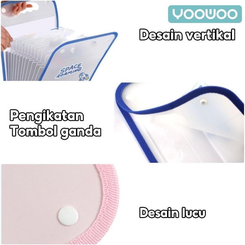 

Buruan Beli Yoowoo File Organizer / Penyimpanan Berkas / Folder Portable / Tempat Kertas Ujian Ukd-