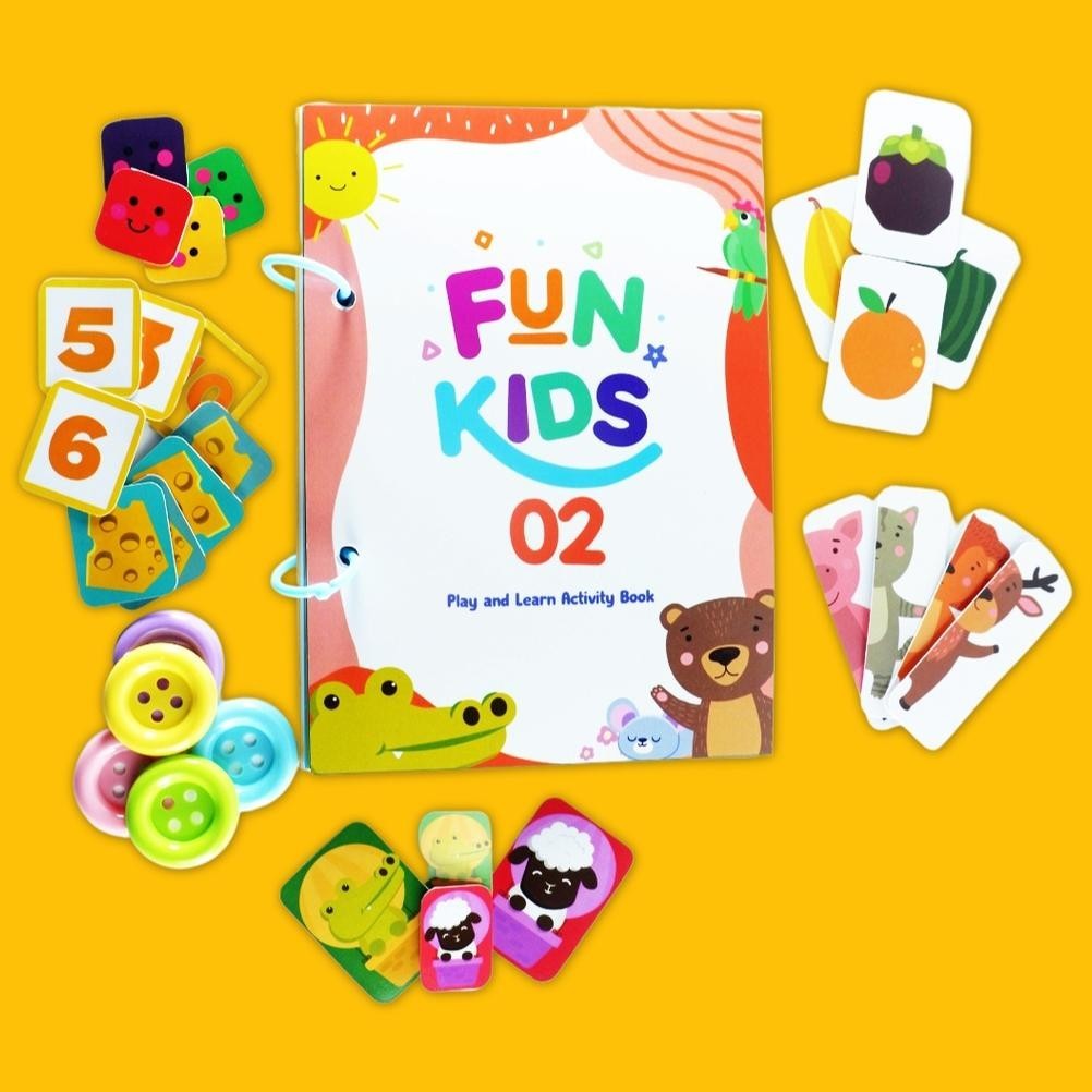 Sale Zivanakids Fun Kids 02 Busy Book Buku Edukasi Anak Activity Book Fine Montessori Play Mainan Se