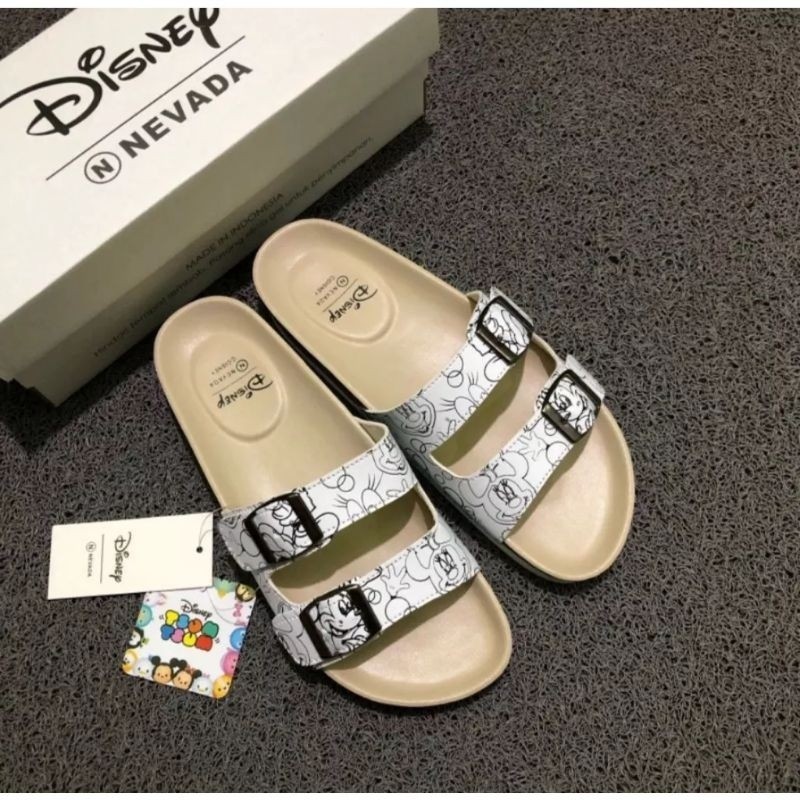 Flatshoes Kerja Nyaman // Sandal Selop Disney Nevada Wanita Sandal Casual Nevada Wanita Sandal Cewek