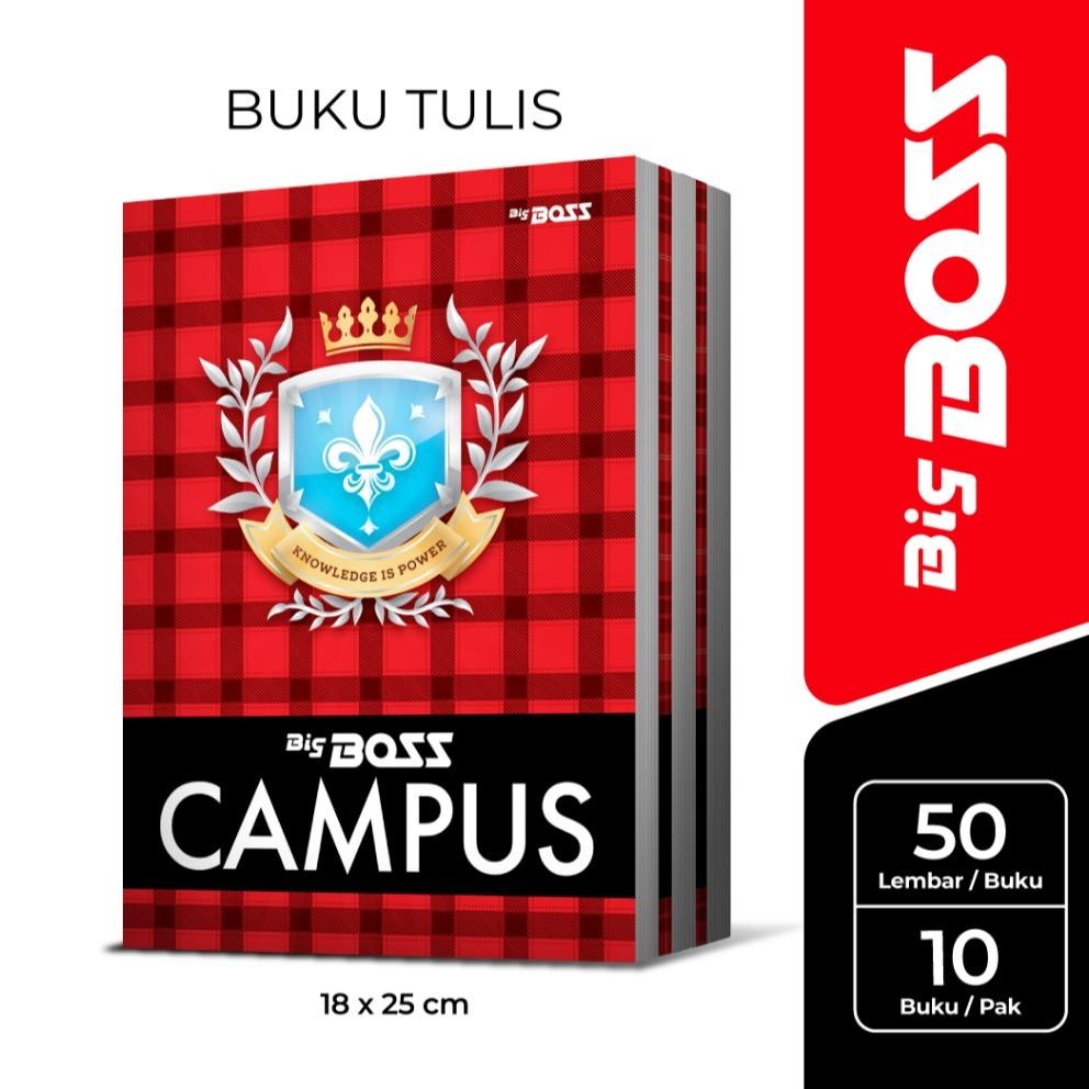 

Sale Bigboss Campus Buku Tulis 50 Lembar - Bbo Eb 50 Cam