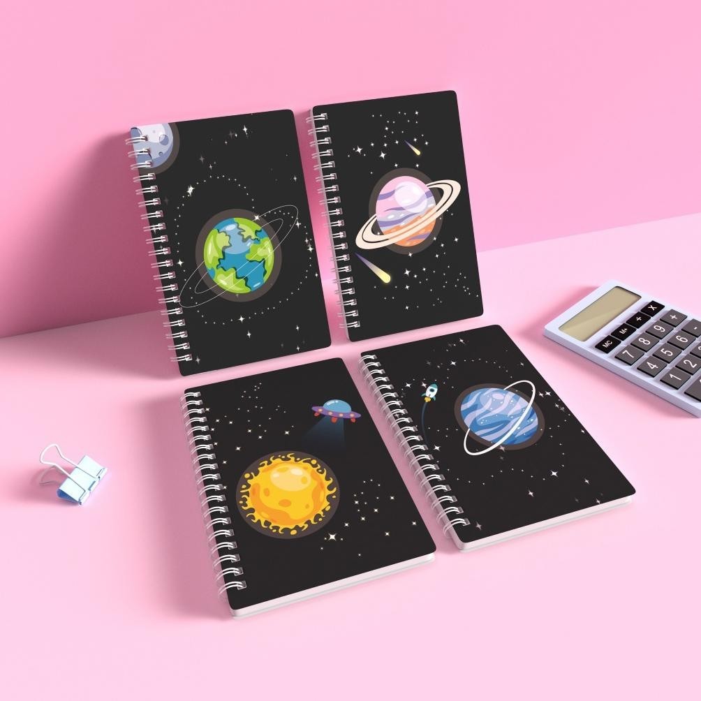 

Big Sale [Ready] Aimilo Notebook A5 1 Paket 4 Pcs Buku Diary Aesthetic Buku Jurnal Aesthetic Sekolah 60 Lembar