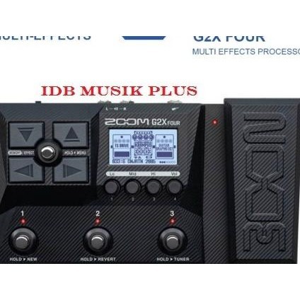 Multi Efek Gitar Zoom G2X Four + Adaptor Zoom Ad-16E Original Zoom