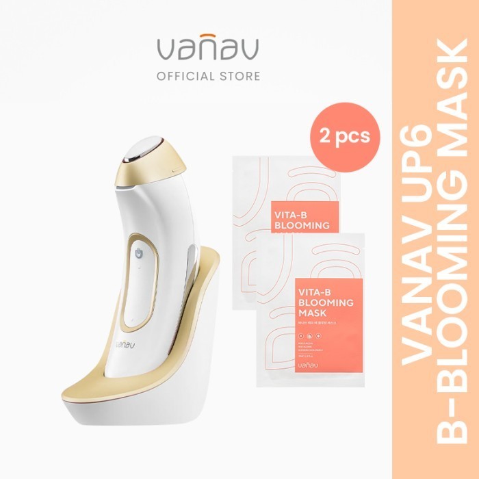 Vanav UP6 Gold + Vanav Vita-B Blooming Mask 2 Sheets