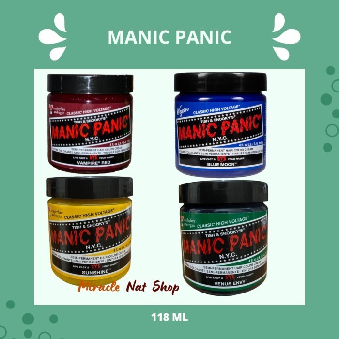 MANIC PANIC - CAT RAMBUT TAHAN LAMA / CAT VEGAN