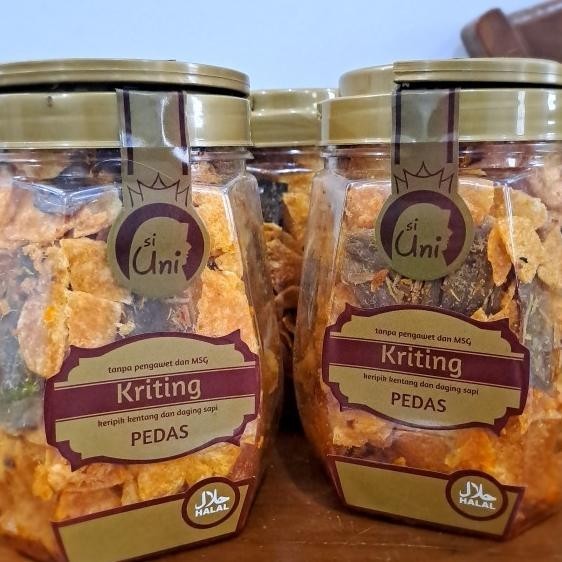 

Kripik Kentang Daging (Kriting) Balado Siuni