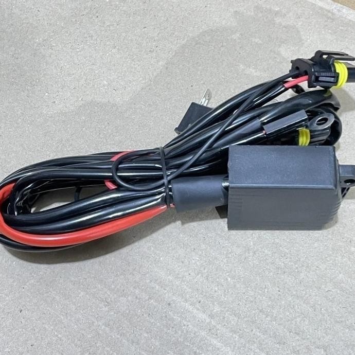 Relay Set Lampu Motor Mobil Led & Hid H4 Hi Low / Biled Projector Ready