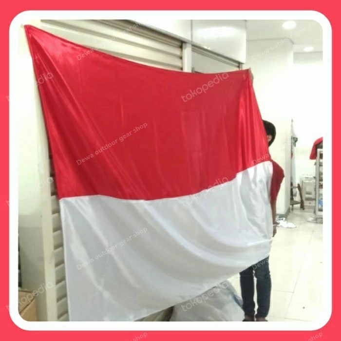 

Terlaris Bendera pusaka sang saka merah putih 2x3 METER SALE