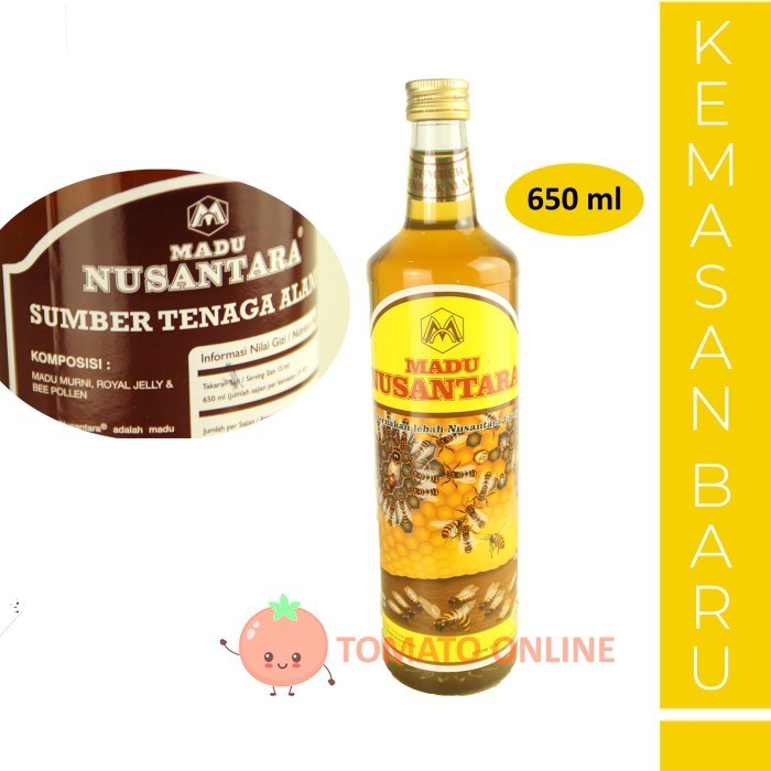 

Madu Super Nusantara Royal Jelly & Bee Pollen Grosir 650 ml 650ml