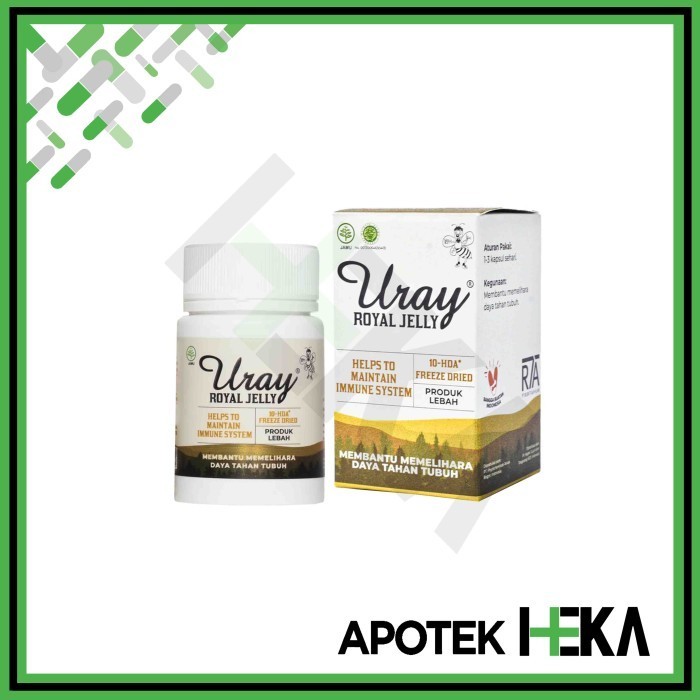 

Madu Uray Royal Jelly Botol isi 30 Kapsul - Daya Tahan Tubuh