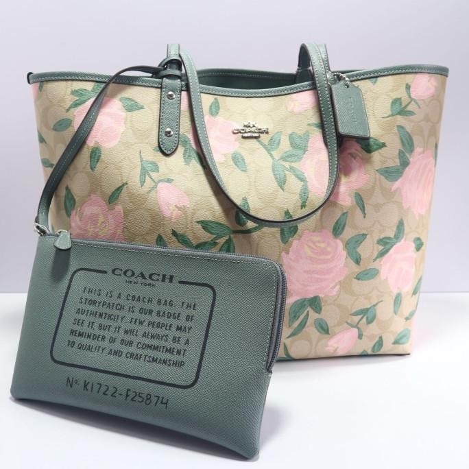 tas coach city reversible tote asli authentic original MS54