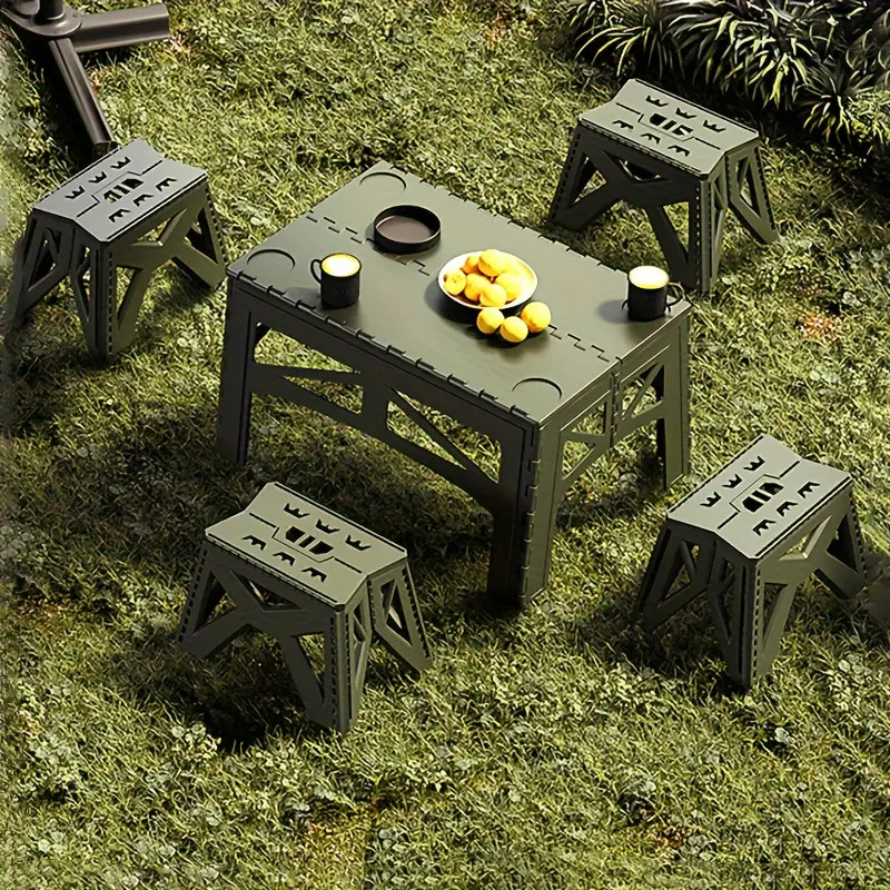 meja lipat kemping meja lipat outdoor meja makan lesehan meja lipat portable bahan plastik tebal