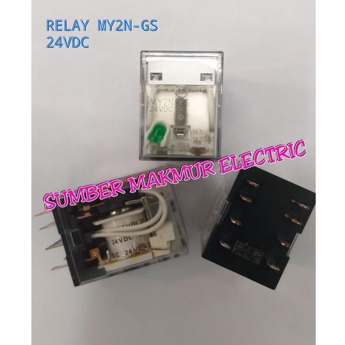 Relay Omron My2N-Gs 24Vdc / Relay My2N 24Vdc Omron Termurah