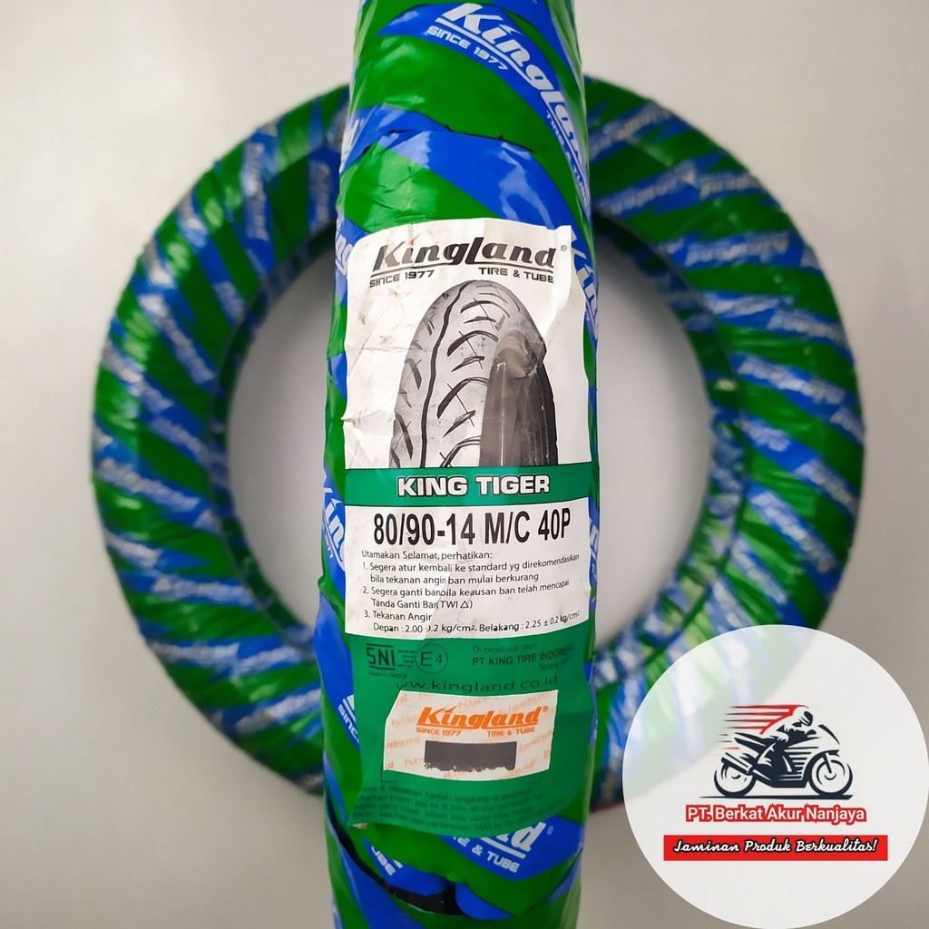 Ban motor Matic Kingland King Tiger 80/90-14 Tubetype (non tubeless)