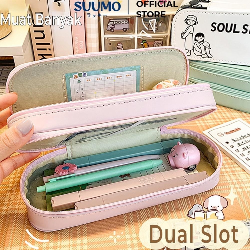 

Paling Laris Suumo Kotak Pencil/Cute Pencil Case Dual Slot Kapasitas Besar Termurah