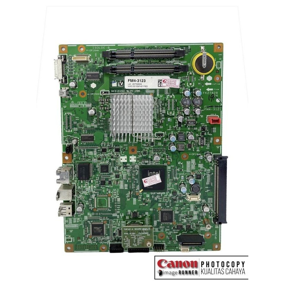 Mainboard Mesin Fotokopi Canon IRA 6055/6065 dan 6075 Rekondisi