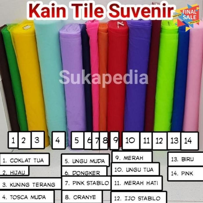 

Termurah Kain Tile Suvenir (Harga Per 0,5M) Promo Terbatas