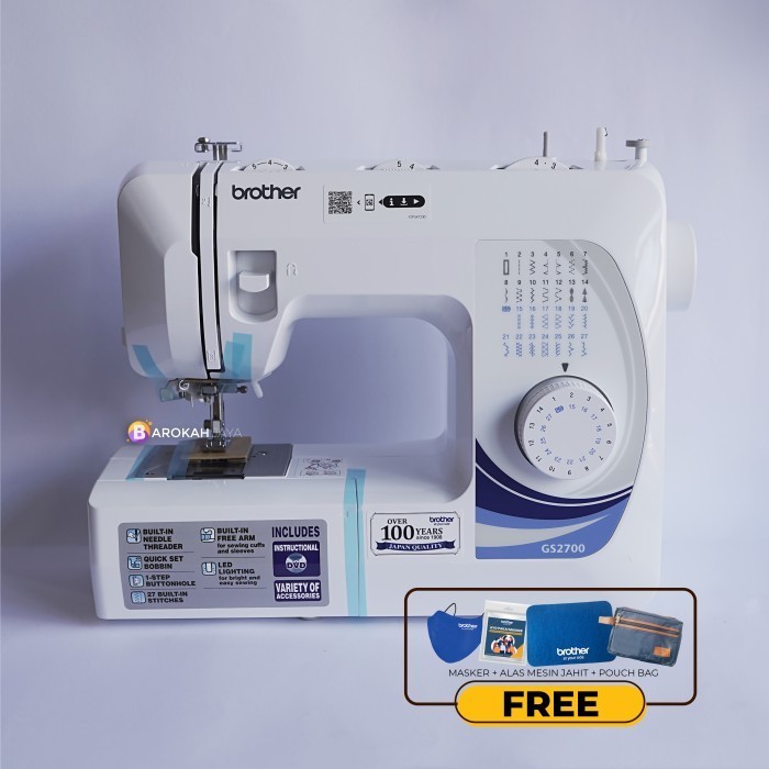 Mesin Jahit Portable Brother Gs2700