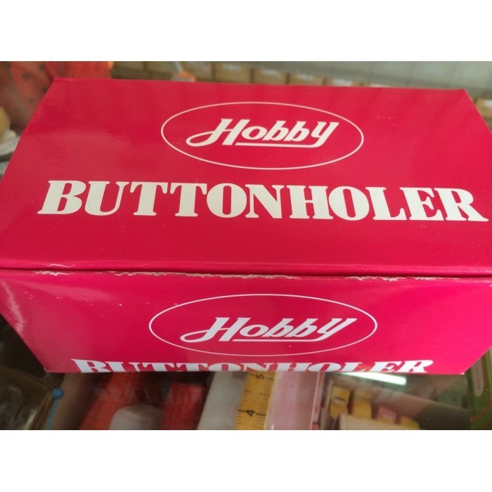 Sepatu / Alat Lubang Kancing Untuk Mesin Jahit Hitam Merk Hobby