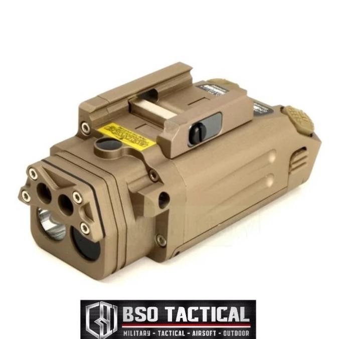 Hits Senter Tactical Dbal Pl Led Flashlight Strobo Ir Red Laser Full Metal