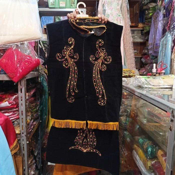 Pakaian Dayak Anak Tk - Baju Adat Kalimantan - Merah, Cewe Tk