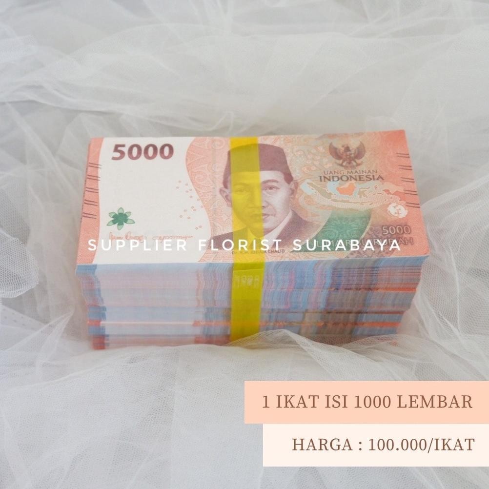 Special Sale 1000 Lembar Uang Mainan Mirip Asli Dengan Nominal Yang Sama, Uang Monopoli, Uang Uangan