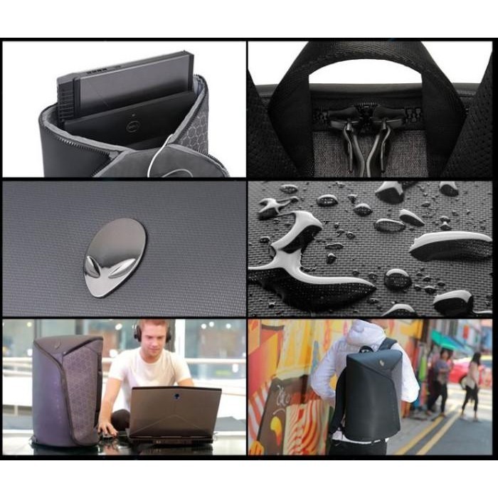 TAS LAPTOP GAMING BACKPACK GENUINE DELL ALIENWARE ELITE 17,3 INCH