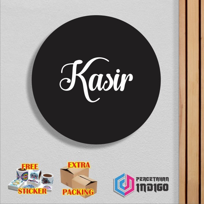 

Promo Papan tanda sign board Bulat Kasir Keren