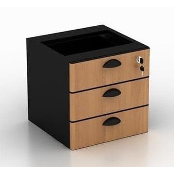 Laci Gantung Kerja Kantor Kecil / Fixed Pedestal Drawer 3 Laci