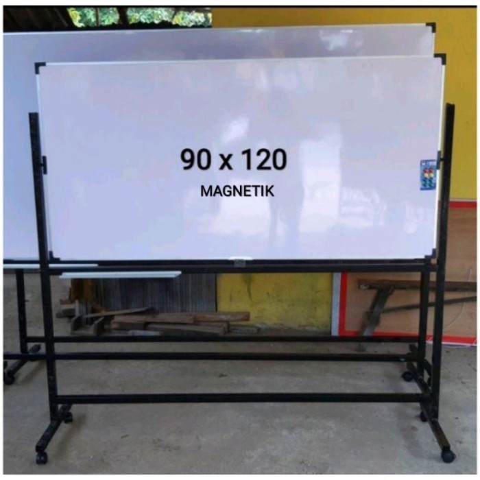 

Whiteboard papan tulis 90 x 120 + standing