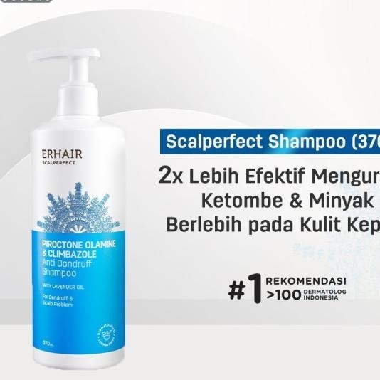 Erha Erhair Scalperfect Shampoo 370 Ml - Shampo Anti Ketombe, Dandruff